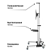 Стойка Uniteki ST007RDLIFT Silver - рис.15