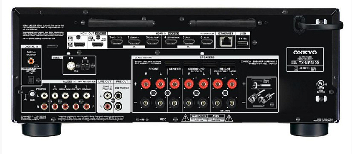 Ресивер Onkyo TX-NR6100 M2 Black - рис.3