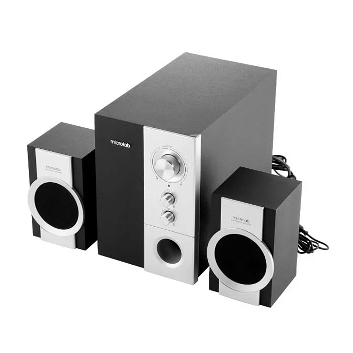 Компьютерные колонки Microlab M-590 Black Silver - рис.1