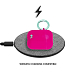 - рис.3 Чехол для Airpods Case-Mate AirPods Hook Ups Case & Neck Strap Fuchsia Dark Pink - рис.3