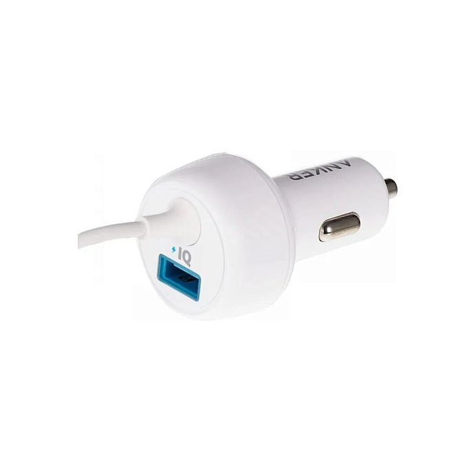 Автомобильное зарядное устройство Anker PowerDrive 2 Elite with Lightning Connector White - рис.1