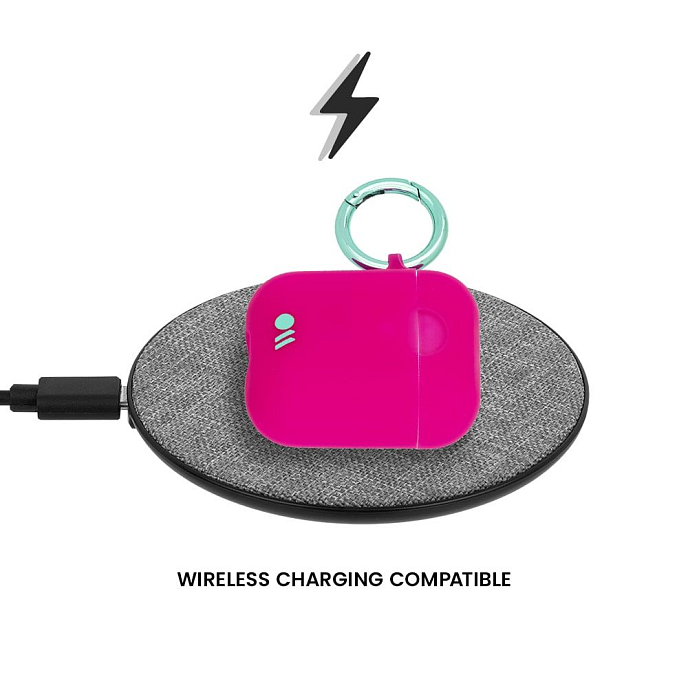 Чехол для Airpods Case-Mate AirPods Hook Ups Case & Neck Strap Fuchsia Dark Pink - рис.3