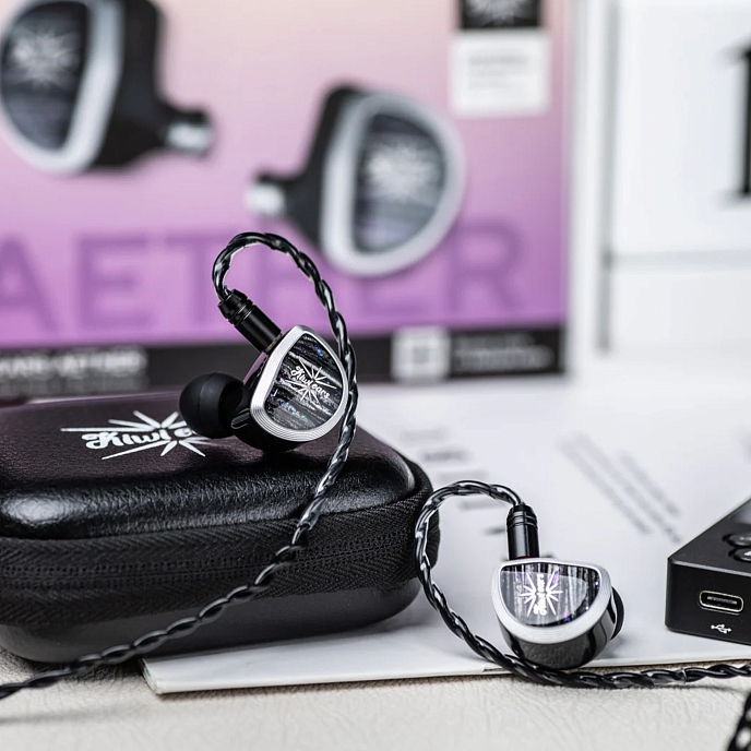 Наушники внутриканальные Kiwi Ears Aether Black/Silver - рис.10