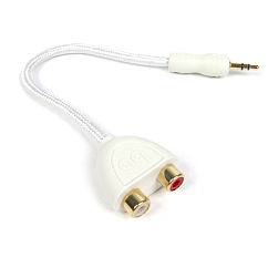 Переходник AudioQuest Mini FLX 3.5-2RCA white