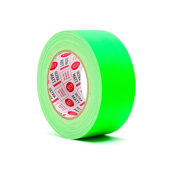 Клейкая лента DGTAPE ultraMATT Fluorescent Green 50mm 25m - рис.0