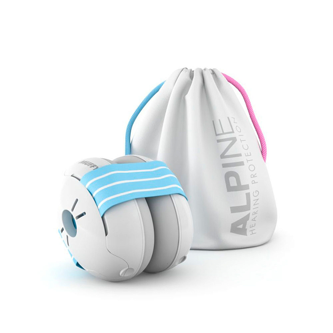 Детские противошумные наушники Alpine Muffy Baby Blue - рис.2