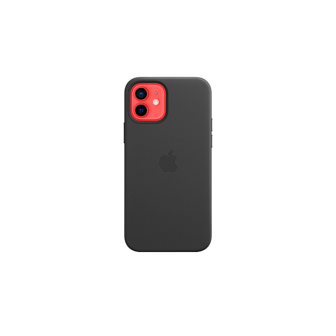 Чехол для смартфонов Apple iPhone 12 + 12 Pro Leather Case with MagSafe Black - рис.2