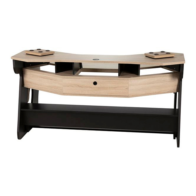 Стол Zaor Miza X2 Flex Black/Oak - рис.4