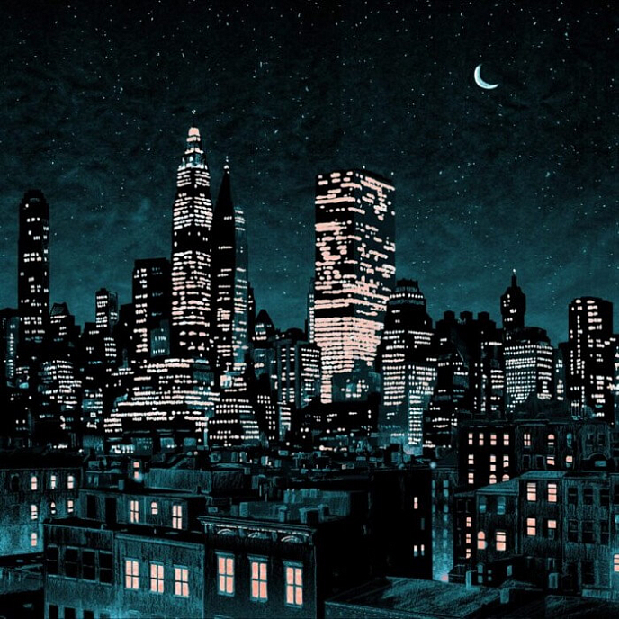 Пластинка Jazz Dispensary - Night Lights - Midnight Blue, RSD 2025 LP - рис.0