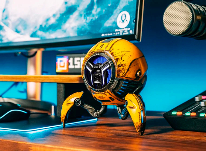 Портативная колонка Gravastar Mars Pro War Damaged Yellow - рис.10