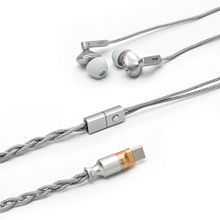 Наушники внутриканальные ddHiFi E13P Memory USB-C Silver
