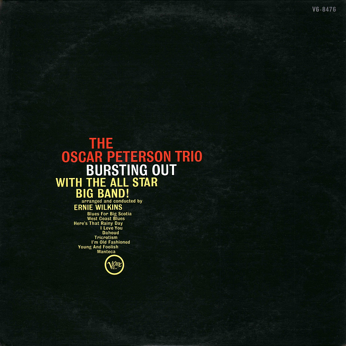 Виниловая пластинка Oscar Peterson Bursting Out With The All Star Big Band LP - рис.1