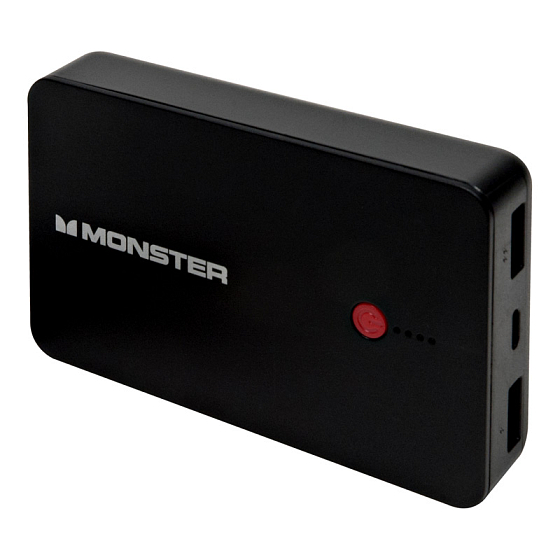 Внешний аккумулятор Monster Power Bank 7500mAh black - рис.0