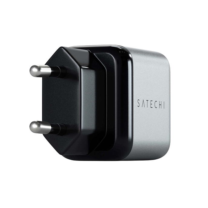 Сетевое зарядное устройство Satechi 20W USB-C PD Grey Cosmos - рис.1