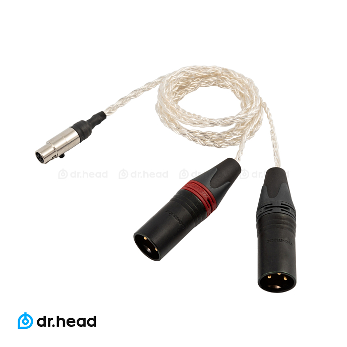 Кабель Labkable 8w Silver galaxy 5pin-Dual 3pin XLR 1m - рис.4