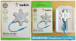 Разветвитель для наушников Belkin Rockstar Multi-Headphone Splitter 5-WAY Blue - рис.1