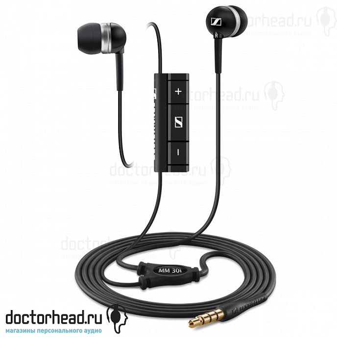 Наушники Sennheiser MM 30 iPhone Black - рис.0