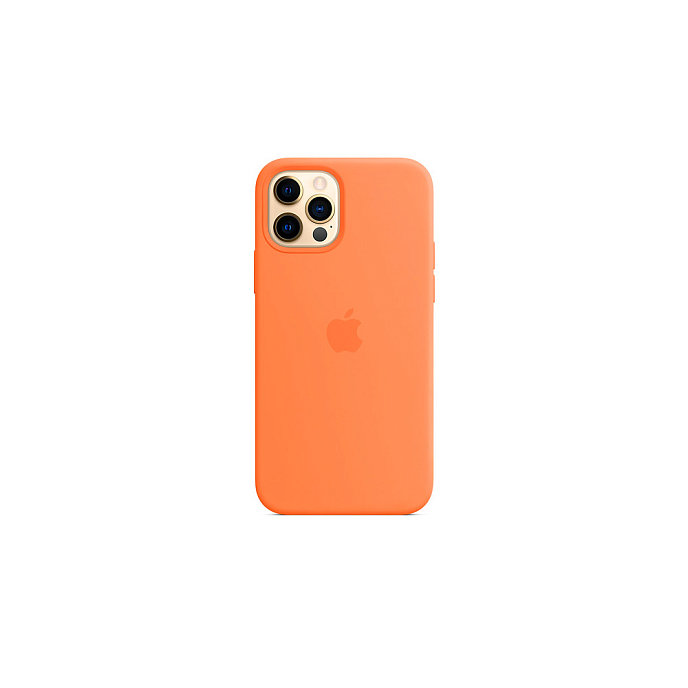 Чехол для смартфонов Apple iPhone 12 + 12 Pro Silicone Case with MagSafe Kumquat - рис.5