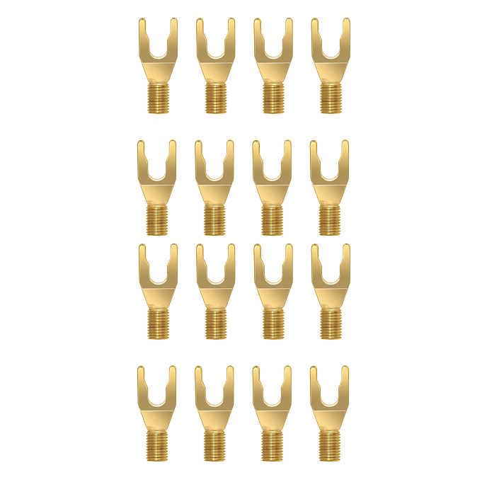 Разъём Wireworld Uni-Term Gold Spade Set of 16 - рис.0