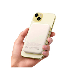 Внешний аккумулятор Ugreen PB560 (25207) Magnetic Wireless Power Bank White