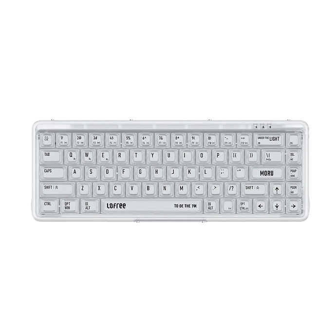 Клавиатура LOFREE 1% Moru Transparent OE907 RU - рис.0