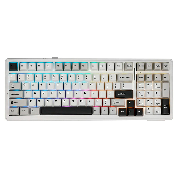 Клавиатура AULA F99 Graywood Switches Gray-White-Dark Gray - рис.0