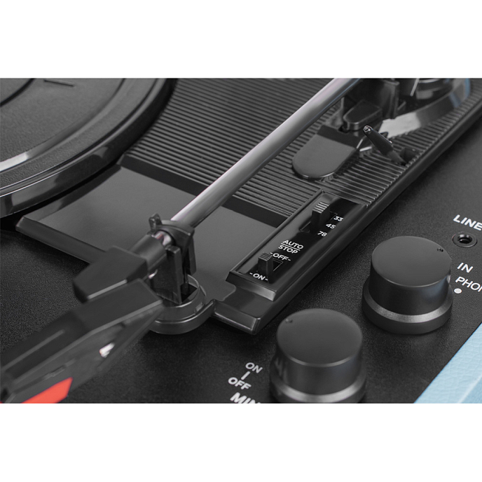 Проигрыватель винила Ritmix LP-160B Dark Blue - рис.1