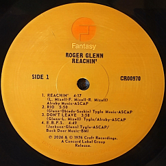 Виниловая пластинка Roger Glenn - Reachin (Analogue, Jazz Dispensary) LP