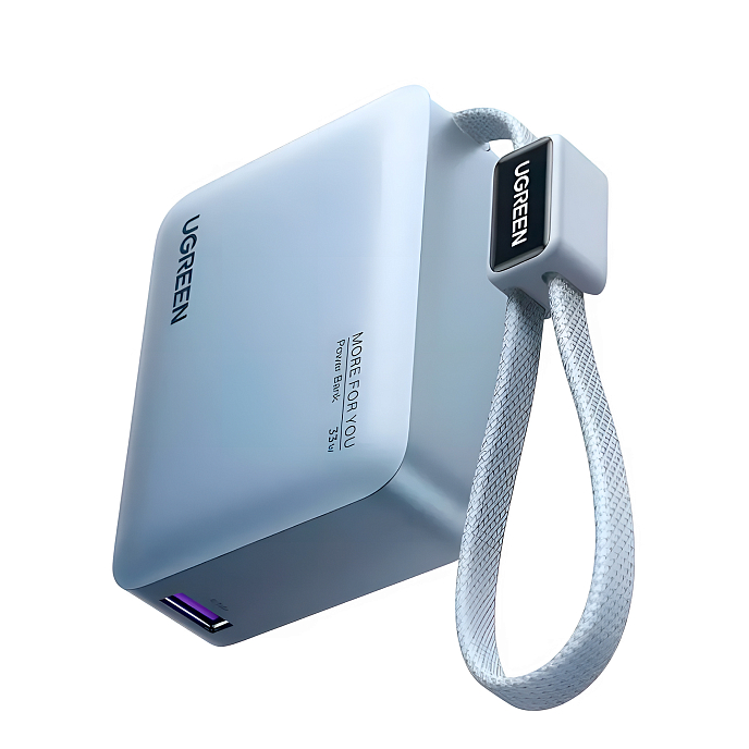 Портативный аккумулятор UGREEN PB584 10000mAh 33W Blue - рис.1