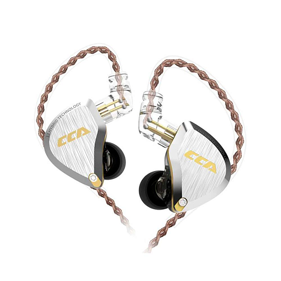 Наушники внутриканальные CCA C12 Gold without mic - рис.0