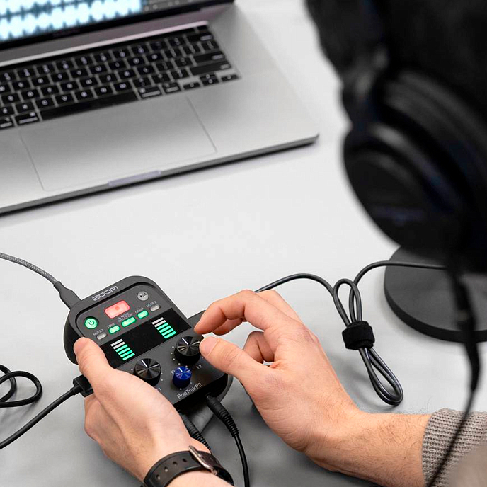 Аудиорекордер Zoom PodTrak P2 Black - рис.6