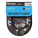 Кабель HeadMade Pro 2RCA - 2RCA Black 0.62m - рис.3