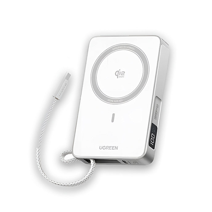 Портативный аккумулятор UGREEN PB773 10000mAh White - рис.0