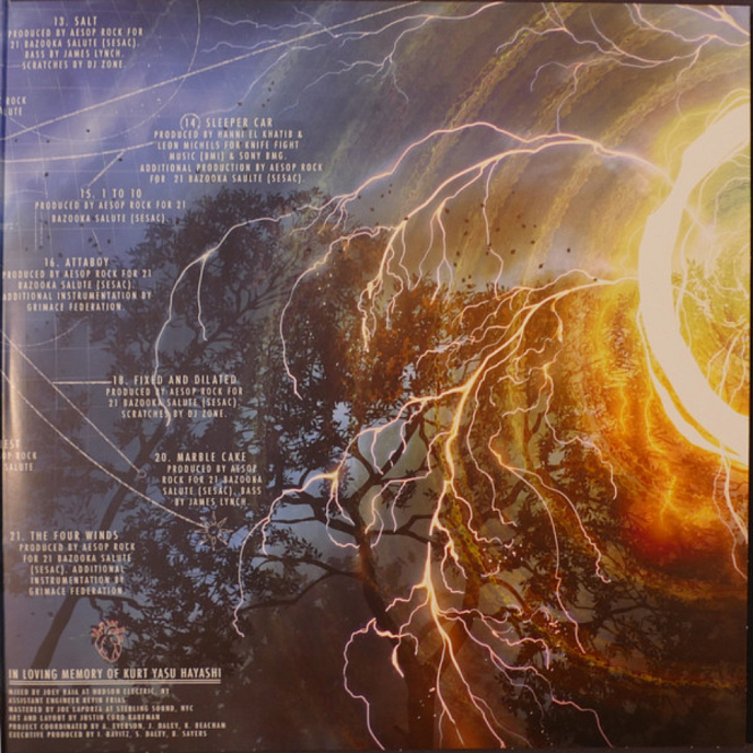 Пластинка Aesop Rock - Spirit World Field Guide (coloured) - 2LP - рис.2