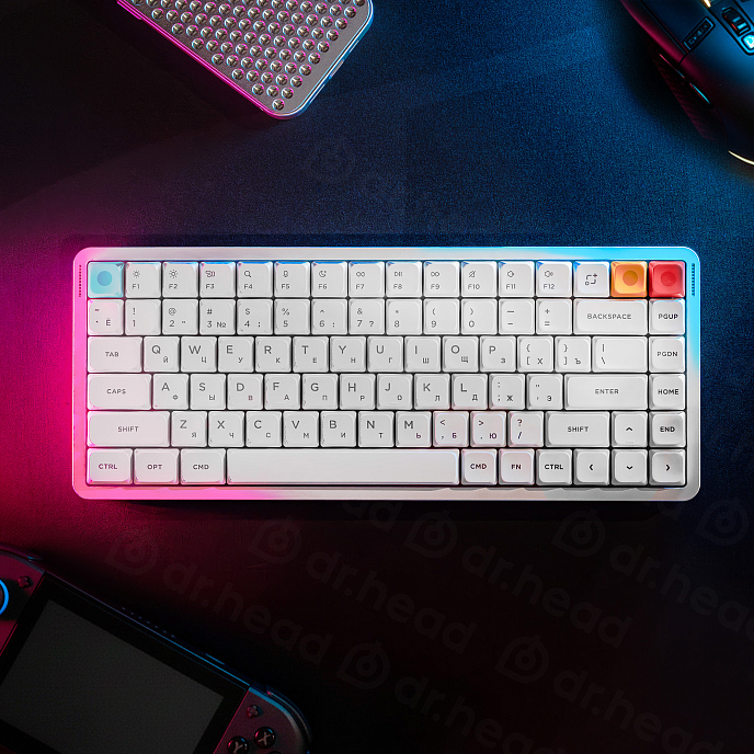 Клавиатура NuPhy AIR75v3 Blush Nano Switch Nova White - рис.17