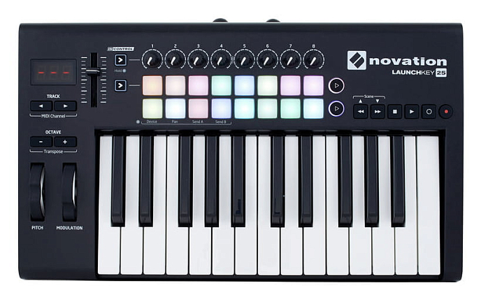 MIDI-клавиатура Novation Launchkey 25 MK2 black - рис.5