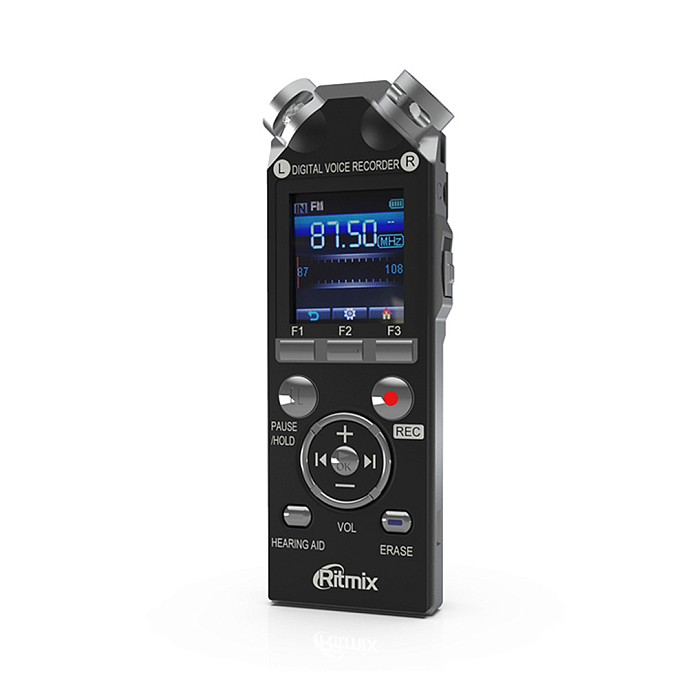 Диктофон Ritmix RR-989 4Gb Black - рис.1