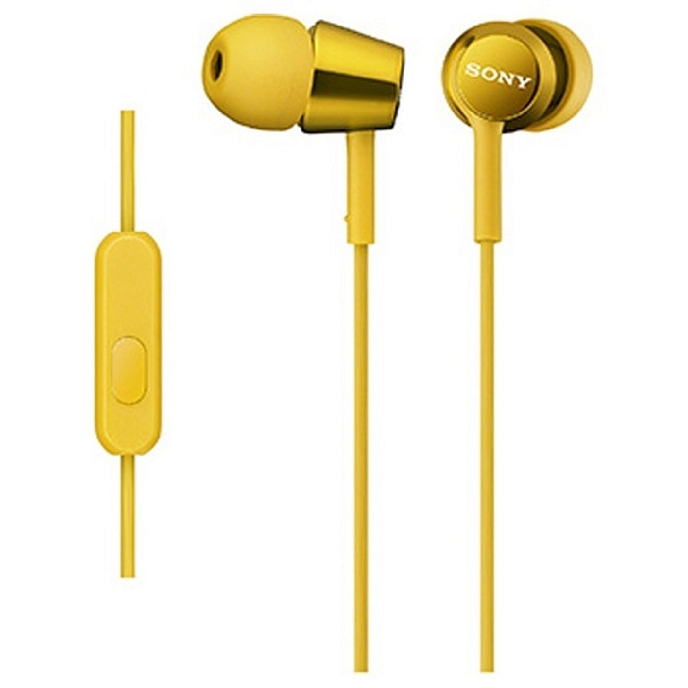 Наушники Sony MDR-EX150AP Yellow - рис.1