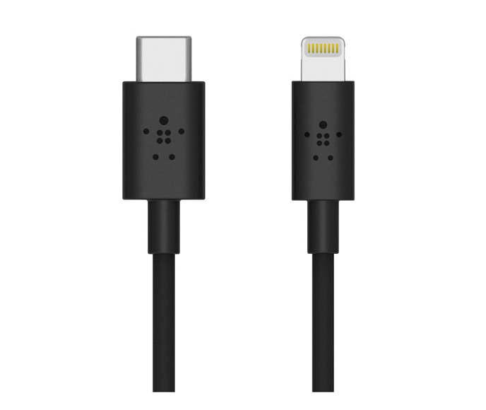 Кабель Belkin Boost Charge USB-C to Lightning 1.2m Black - рис.1