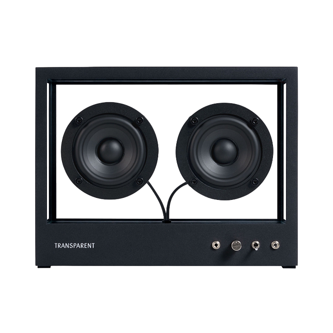 Портативная колонка Transparent Small Transparent Speaker Black - рис.0