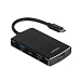USB HUB Rombica Type-C M6 Type-C Black - рис.0