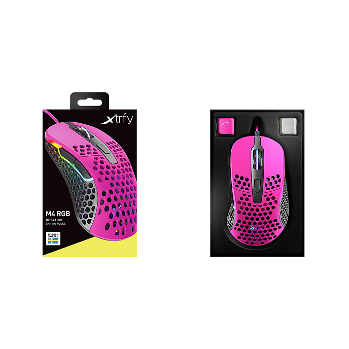 Мышь Xtrfy M4 RGB Pink - рис.2