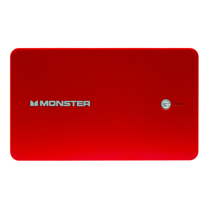 Внешний аккумулятор Monster Power Bank 12500mAh red - рис.1