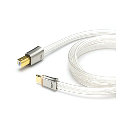 Кабель ddHiFi TC19BC silver USB-C - USB-B 95cm
