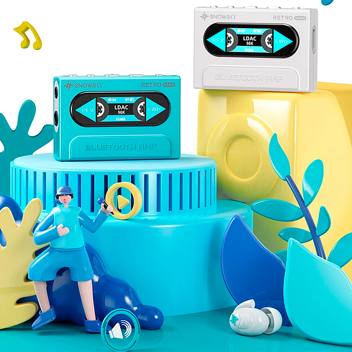 ЦАП FiiO SnowSky Retro Nano Blue - рис.6