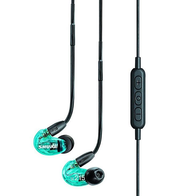 Беспроводные наушники Shure SE215 BT1 Blue - рис.1
