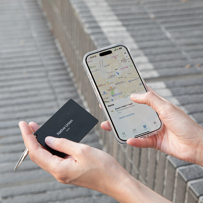 Чехол Native Union Find It Card black карта-трекер - рис.4