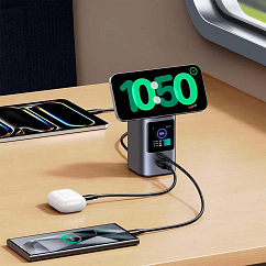 Внешний аккумулятор UGREEN PB771 20 000mAh + Magnetic Wireless 145W Grey