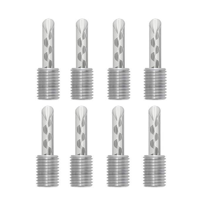 Разъём Wireworld Uni-Term Silver Bananas Set of 8 - рис.0