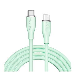 Кабель VOLTME PowerLink Moss CTC USB-C - USB-C 1.8m Green